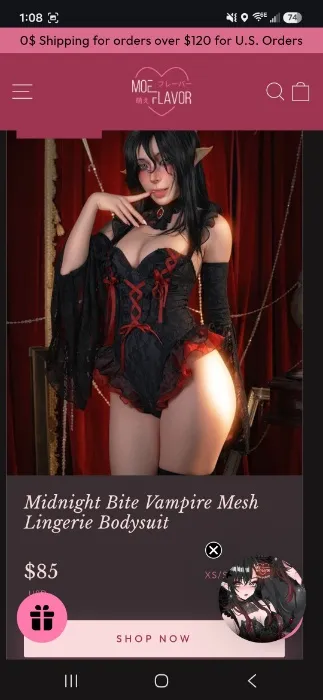 Vamp lingerie