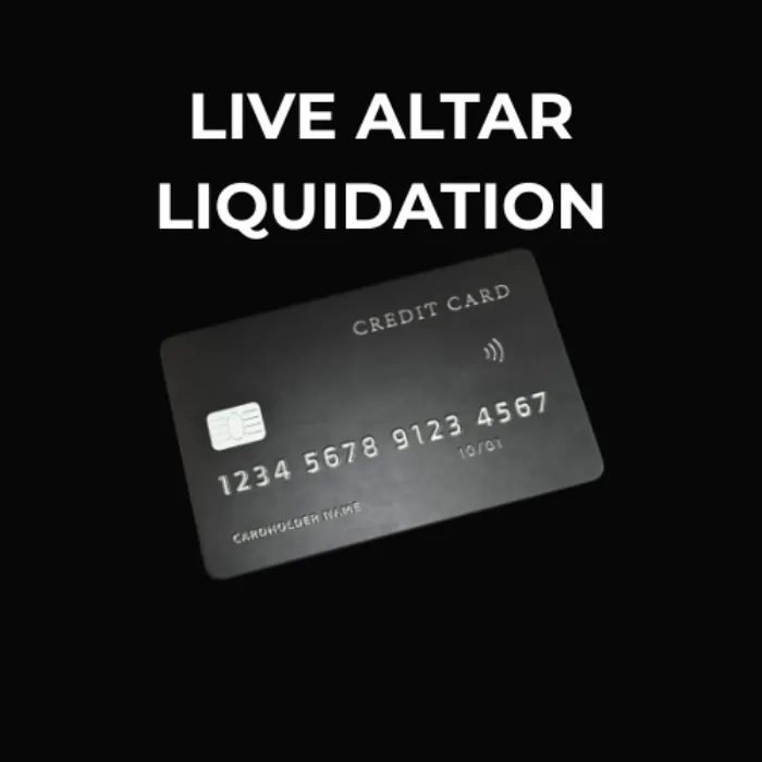 LIVE ALTAR LIQUIDATION