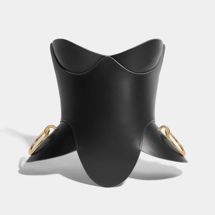 Leather O-ring corset 