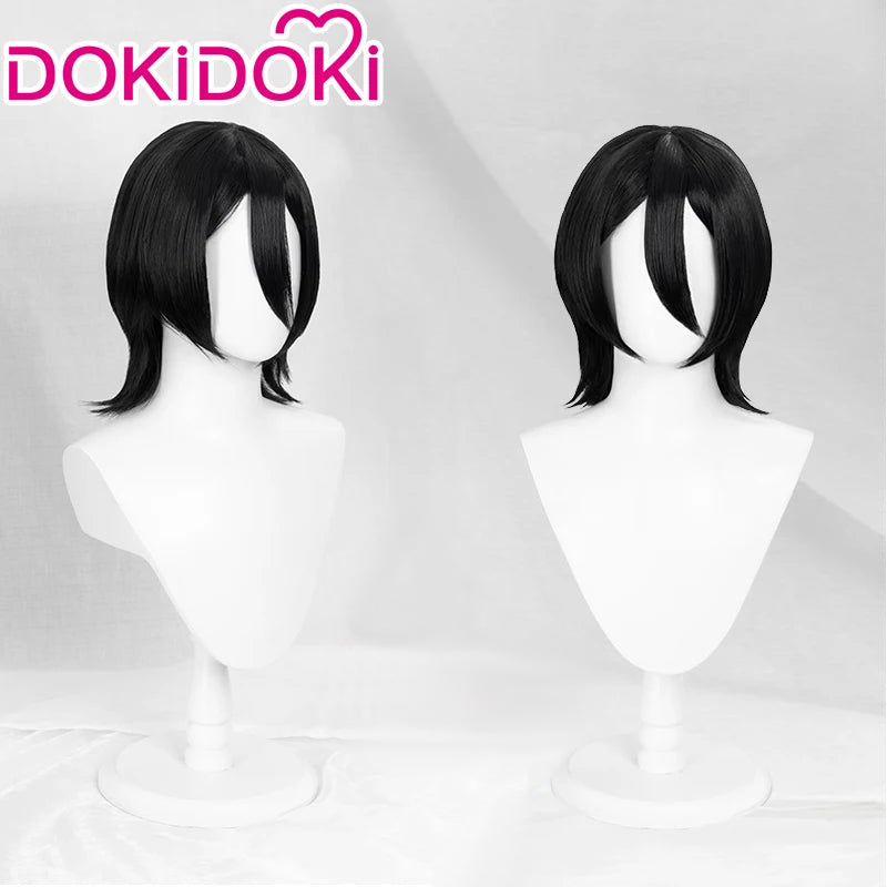 【Ready For Ship】DokiDoki Anime Bleach Cosplay Kuchiki Rukia Cosplay Wig Short Black | Rukia