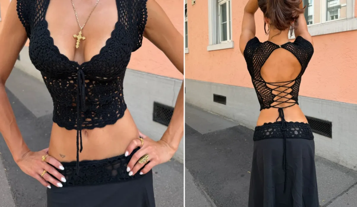 SASHA CROCHET TOP