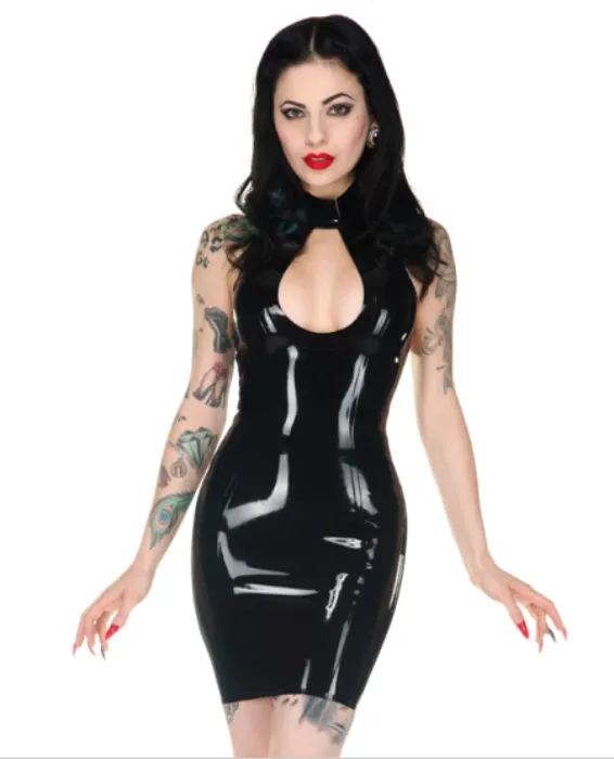 Lucky Latex Dress (white)