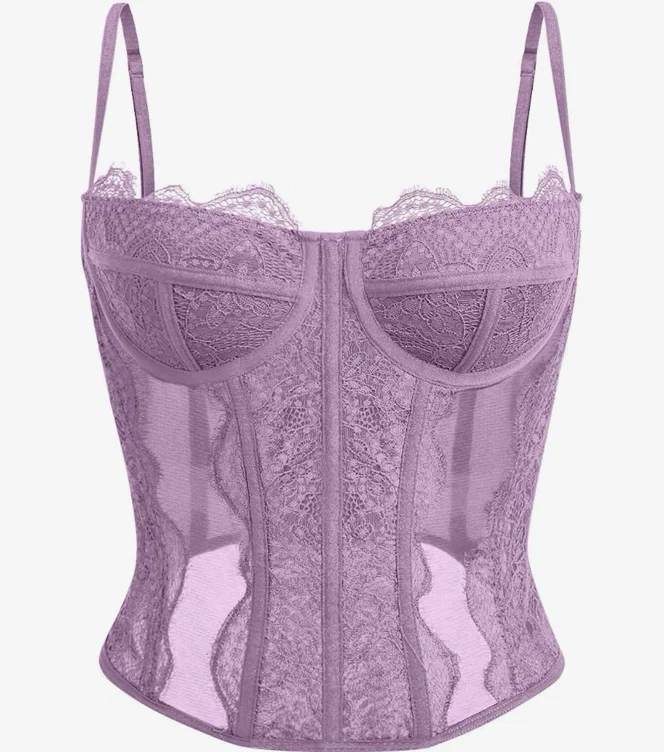 Light Purple Corset Top