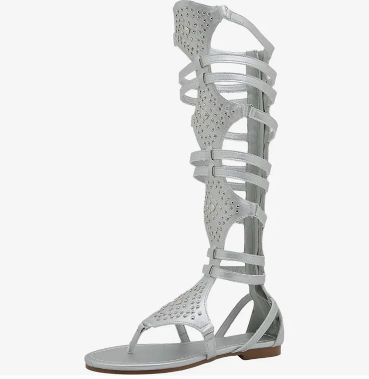 Knee High Gladiator Sandals 