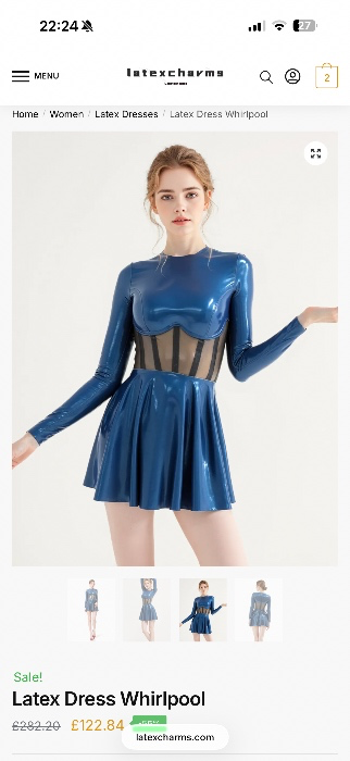Latex Dress Whirlpool