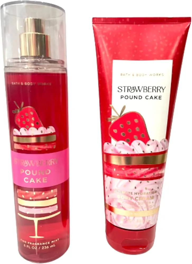 Strawberry Pound Cake - Bath Body Works (shimmer mist)