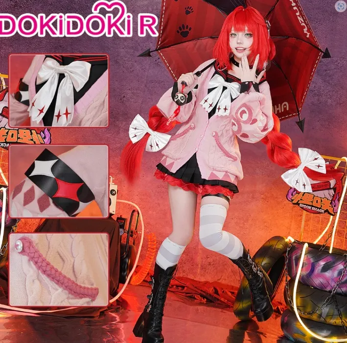DokiDoki-SR Game Zenless Zone Zero Cosplay Ukinami Yuzuha Costume ZZZ | 1st Batch-Costume Only(Bag Exclude)-L-Order Processing Time Refer to Description Page