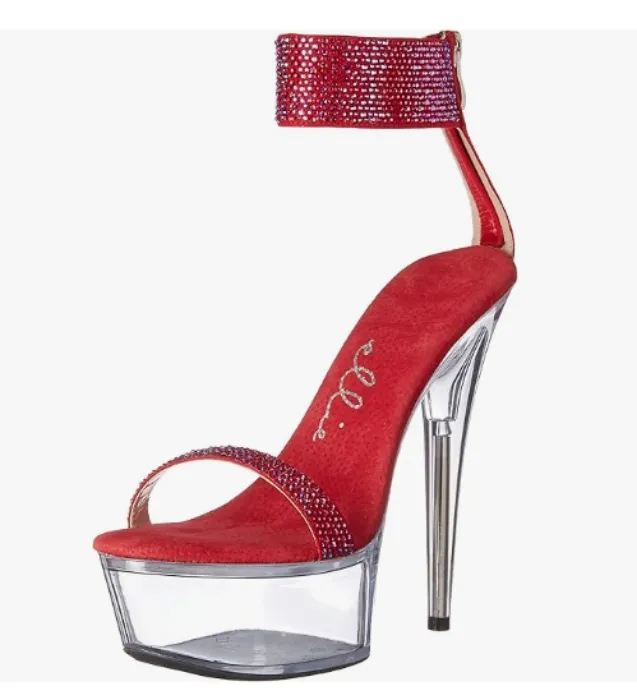 Rhinestone Heel (RED)