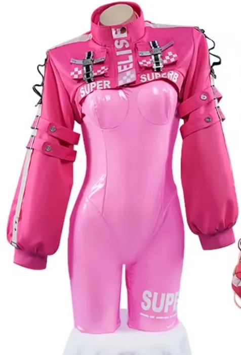 CyWomen’s Nikki Alice Cosplay Costume Bodysuit with Ear Gloves Wig Cosplay Latex Cat suit Jumpsuit Jacket Suit - AliExpress 200000532