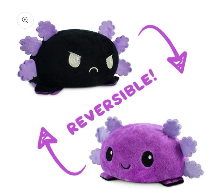 Black & Purple Reversible Axolotl