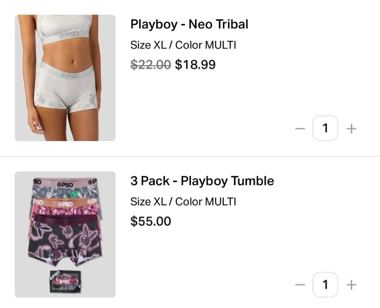 Psd Playboy Shorts