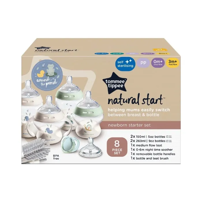 8 Piece Tommee Tippee Starter Set