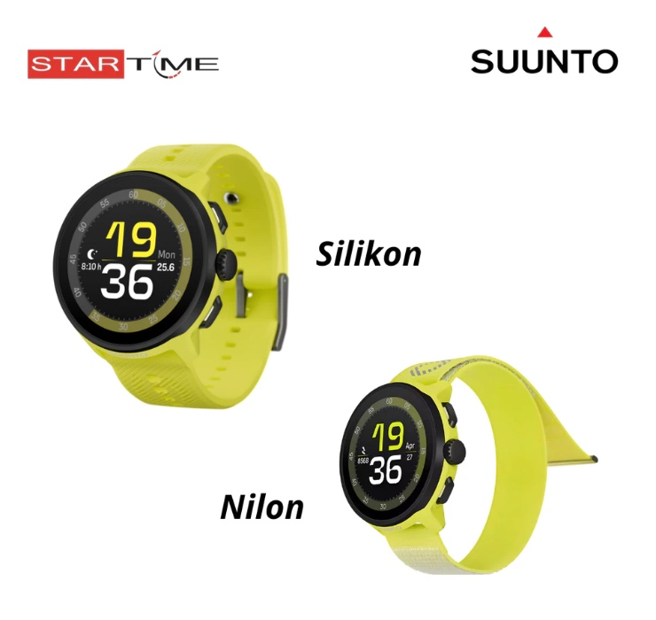 Suunto Run Lime - Lightest Running GPS Watch with AMOLED Display