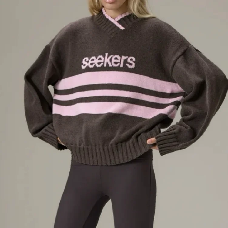 Peggy Logo Knit Sweater | sistersandseekers