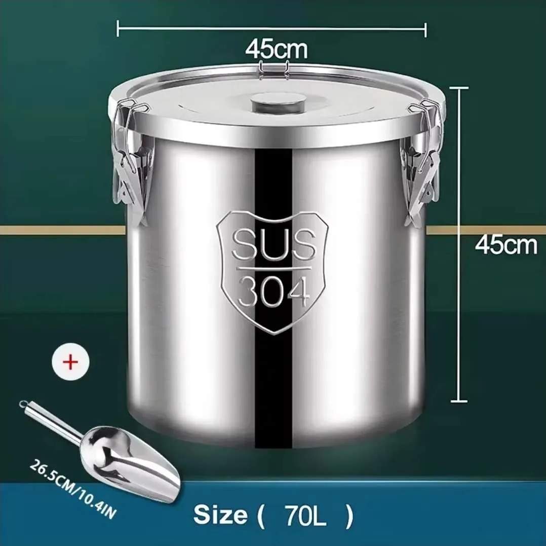 Metal Storage Pot