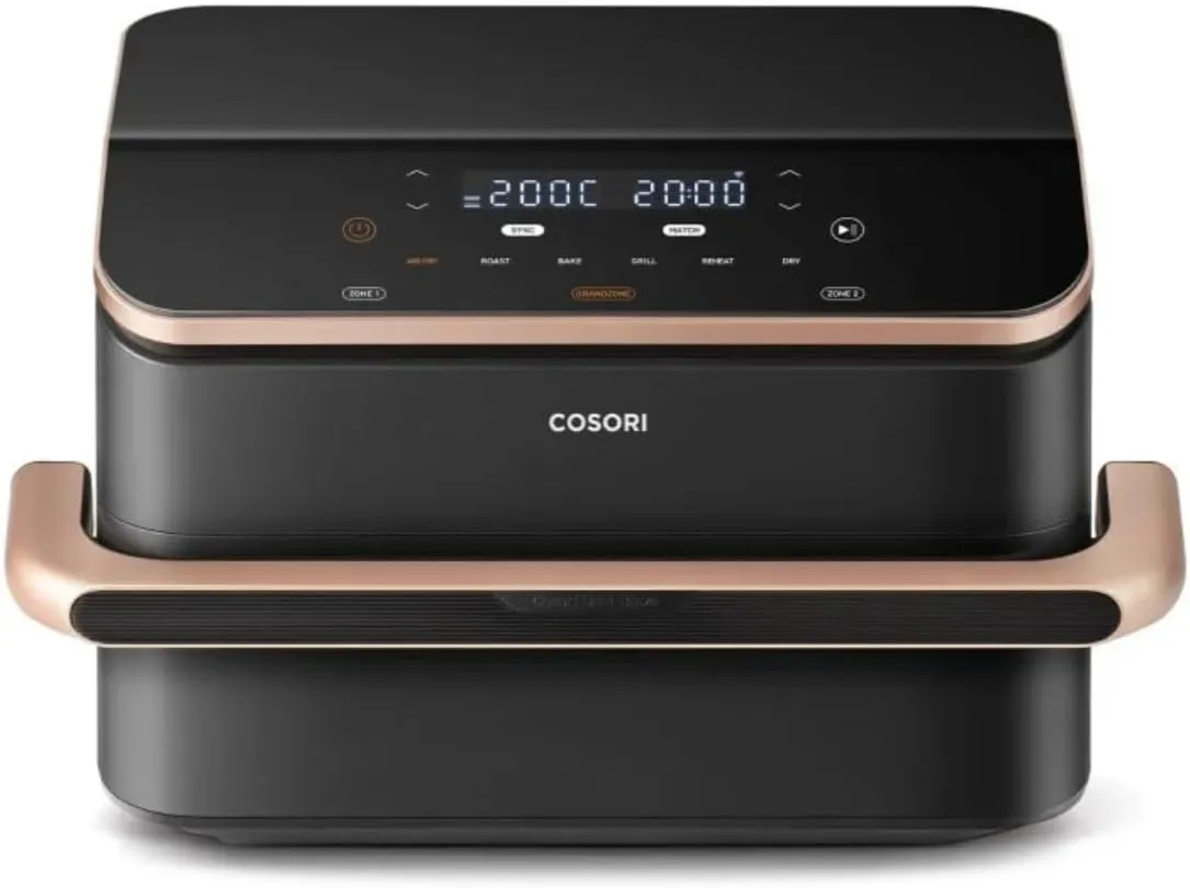 COSORI Twinfry Chef Edition Freidora de Aire Double Basket WiFi 10 L + Tenacilla de Silicona : Amazon.com.be: Home & Kitchen