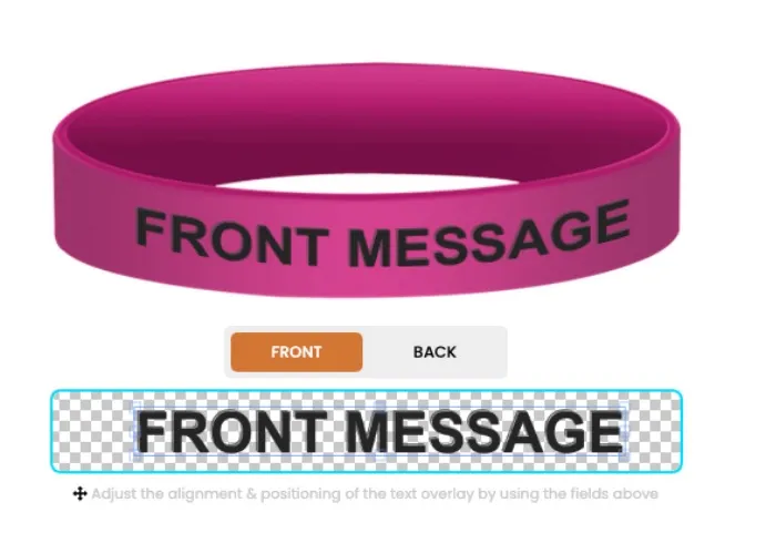 "Public use" wristband