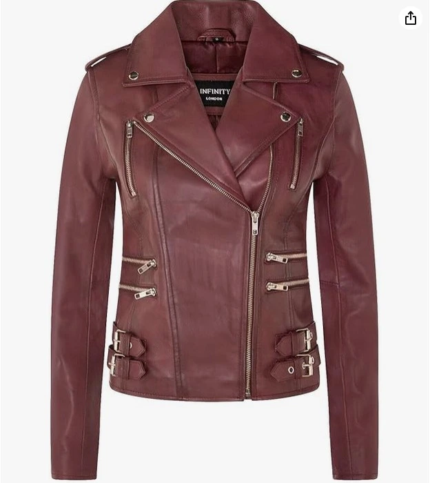 Veste motarde en cuir