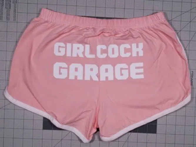 Girlcock Garage shorts (Etsy)