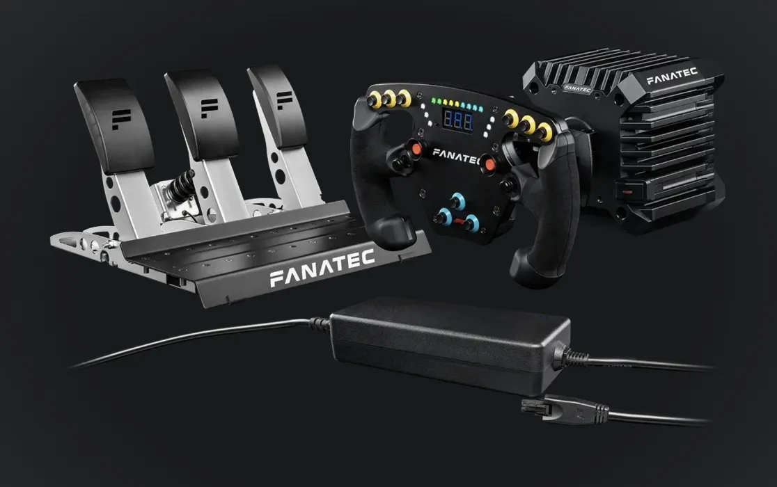Racing wheel and pedals CSL DD QR2