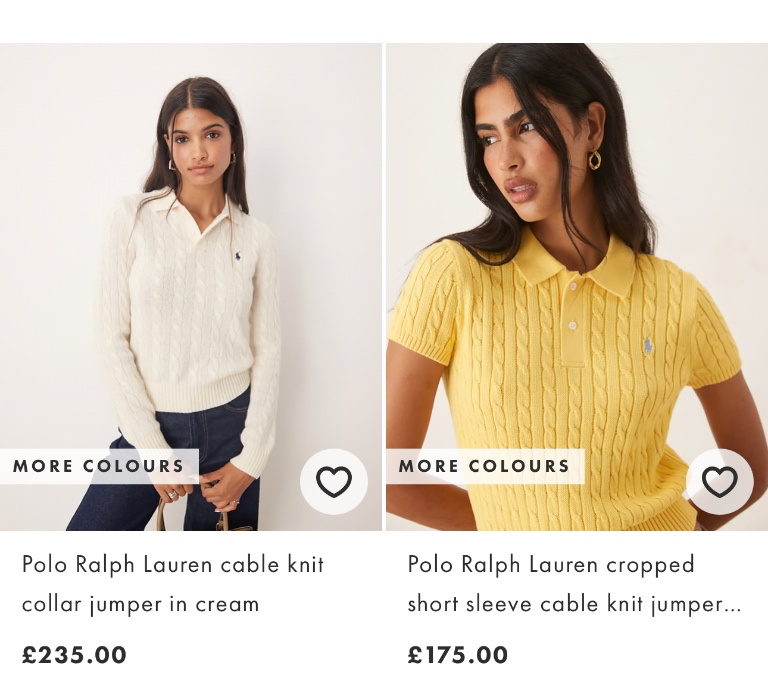 Ralph Lauren cable knit jumper $315