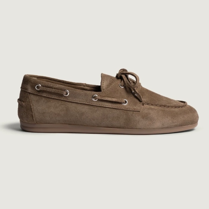Boat loafers - suede