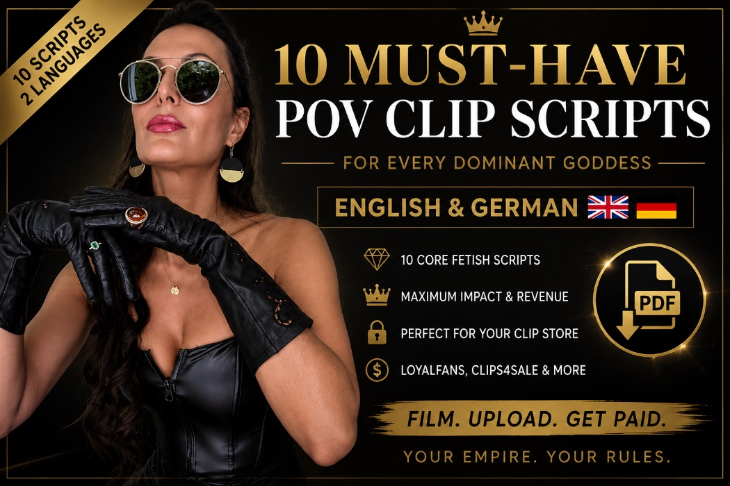 10 Must-Have POV Clip Scripts for Every Dominant Goddess.