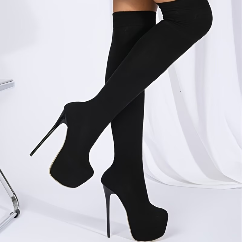 high heel boots <3