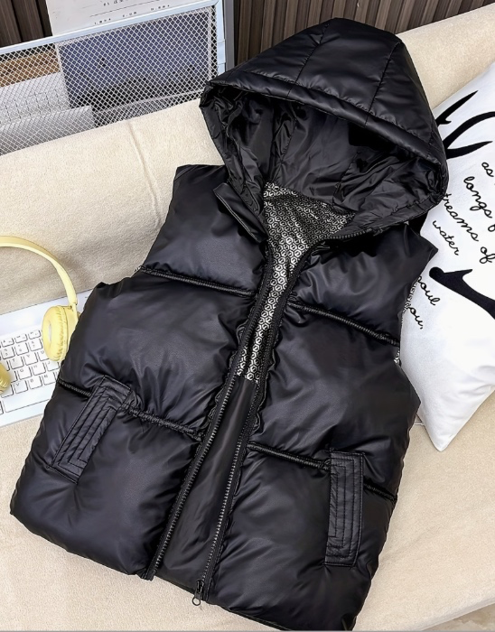 winter vest 🖤❄️