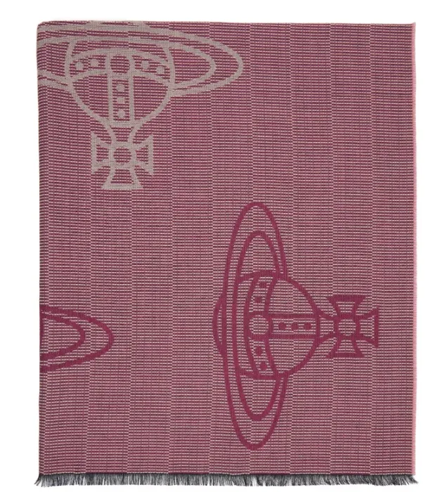 Vivienne Westwood Pink Orb Scarf