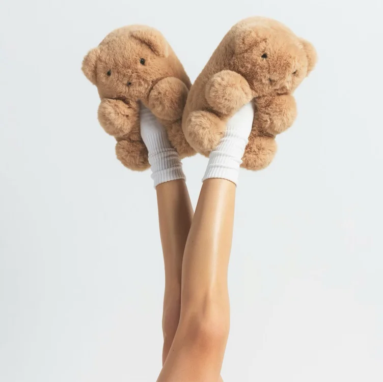 Skims Teddy Bear Slippers