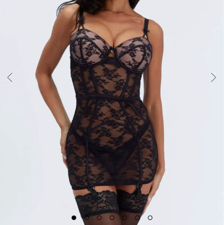 Lace suspended dress