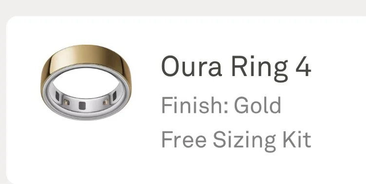 Oura ring 4 