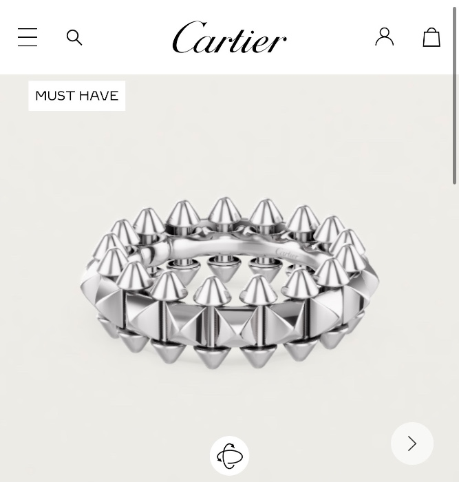 Cartier ring 