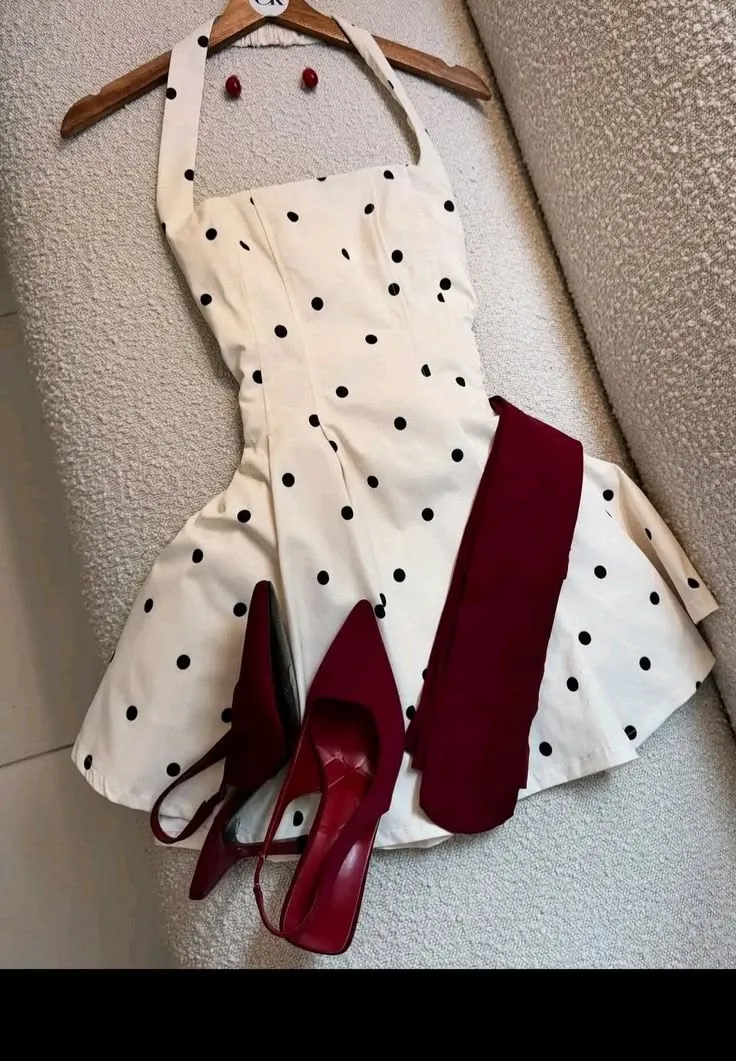 Buy me this beautiful polka dot dress