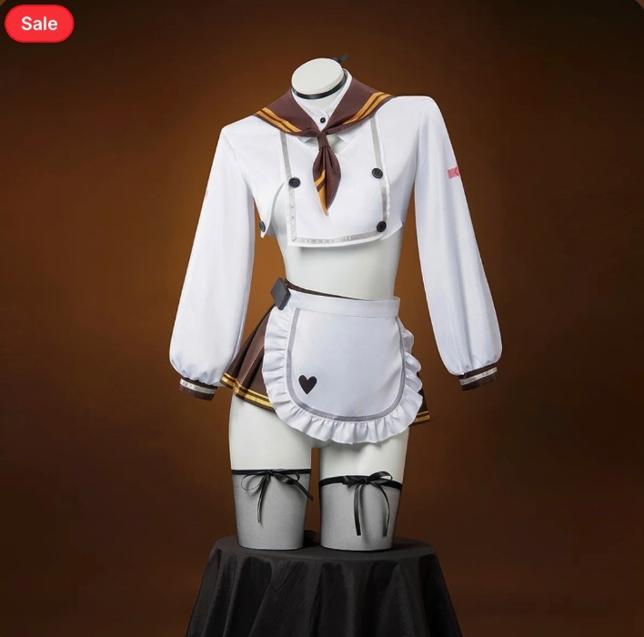 【Nekocos】Game Cosplay Bready Cosplay Costume | In Stock - Full Set / S