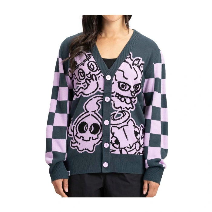 Charming & Ghostly Knit Cardigan - Adult