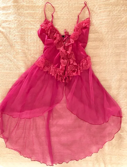 Hot Pink Lacy lingerie