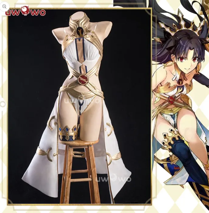 【In Stock】Uwowo Game Fate/Grand Order FGO Ishtar Stage 1 Cosplay Costume - 【In Stock】Set A: Costume S