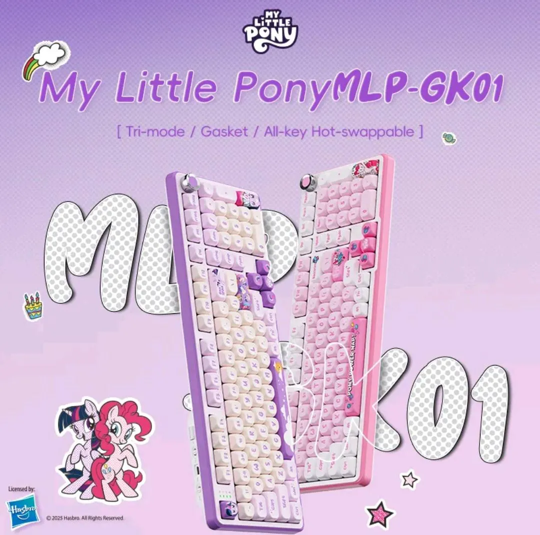 MLP GK01 Teclado mecánico retroiluminado y silencioso.