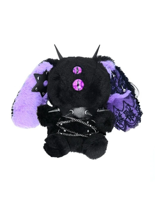 Devil Rabbit Plush Crossbody Bag