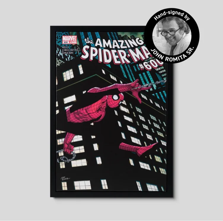 AMAZING SPIDER-MAN #600 | HAND-SIGNED BY JOHN ROMITA SR.