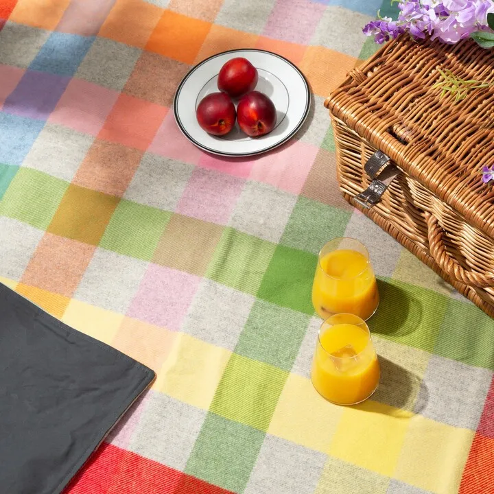 Wool Waterproof Picnic Blanket 