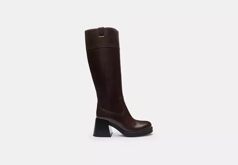 Coach Block Heel Tall Boot