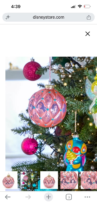 Disney princess ornament 