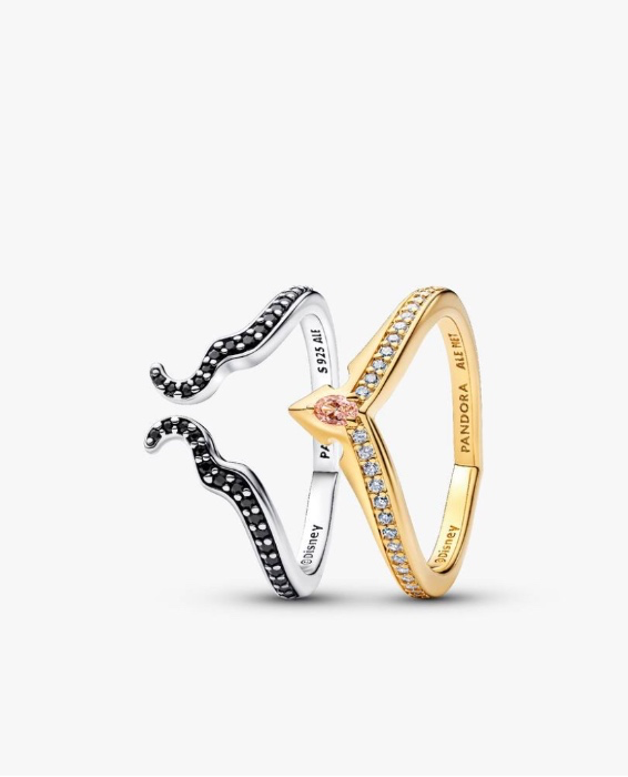 Disney's Aurora and Maleficent Ring Set