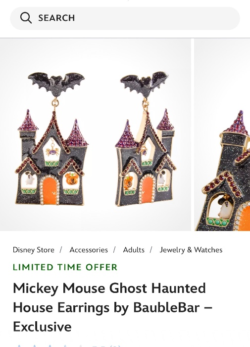 Disney Halloween earrings