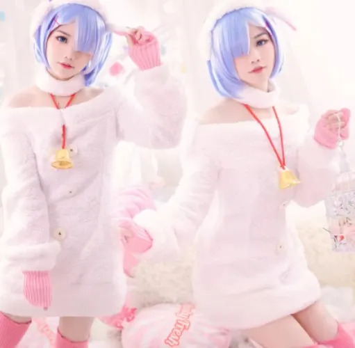 Rem sheep cosplay
