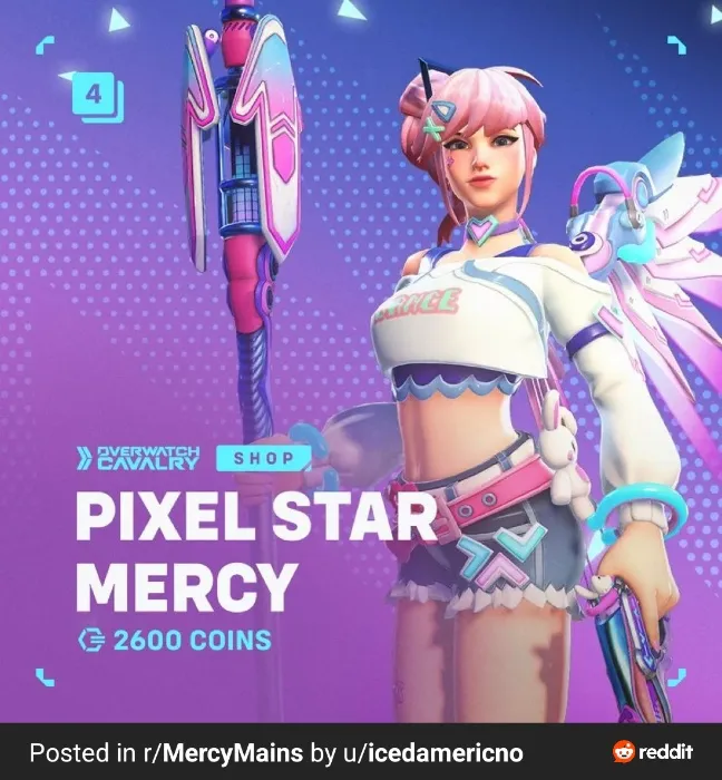 Overwatch coins for Mercy skin