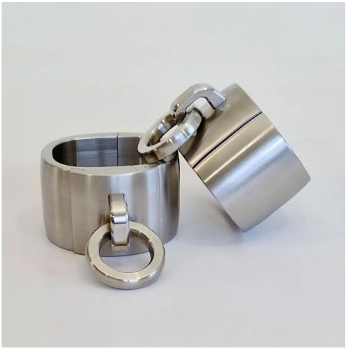 50mm Wrist Cuffs in Stainless Steel | Swedish Collar